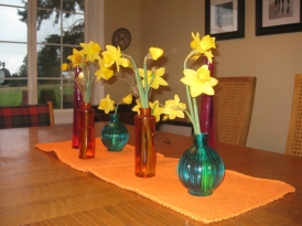 Daffodils centerpiece